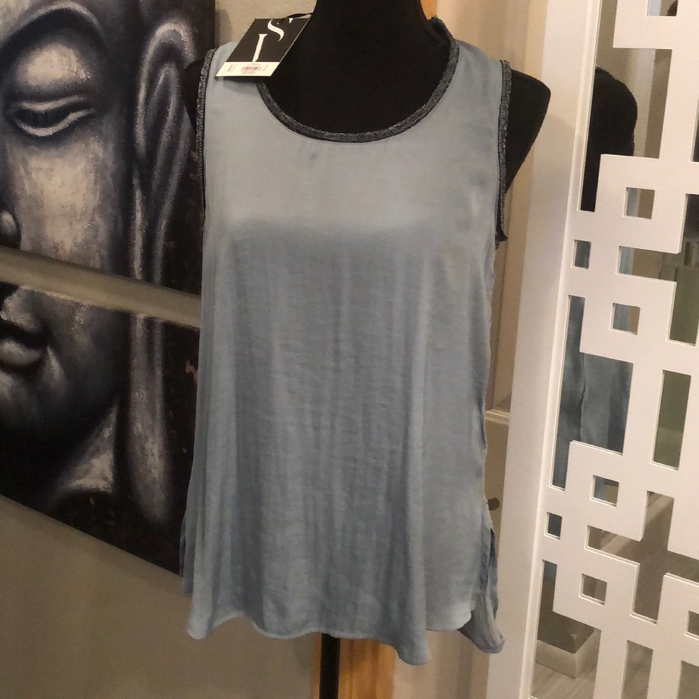 Vera Wang Satin Shirt